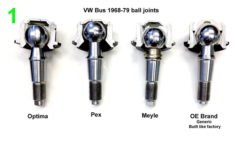 bVW bus ball joints, cut away