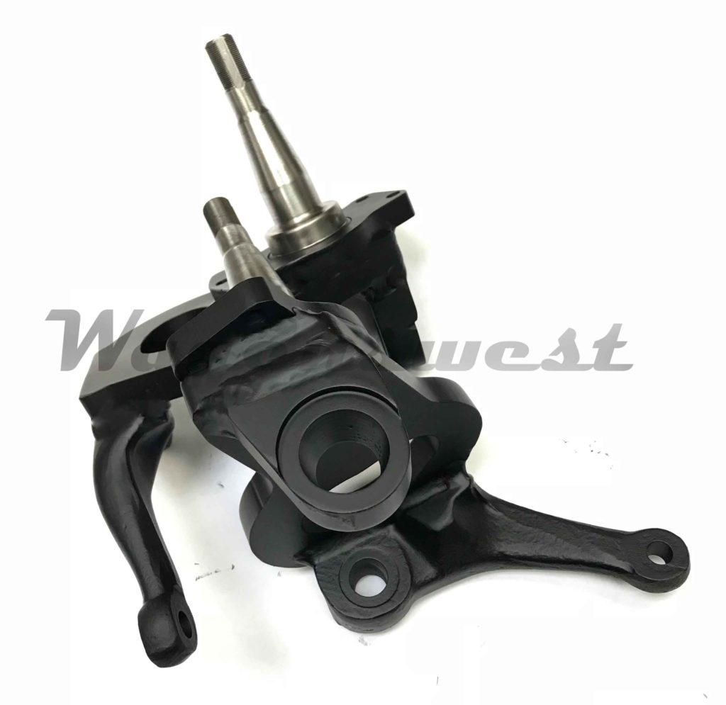 2.5" Drop Spindles With Ball Joint For 1966-1976 VW Bug Drum Brakes - Pair (22-2859)
