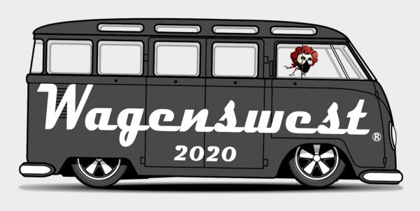 Wagenswest masked bandit 2020 bumper sticker